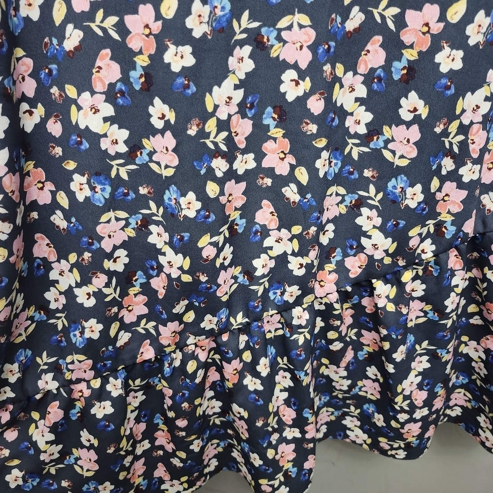 Rachel by Rachel Roy women's midi dress size 18W floral blue new with ta… - Picture 3 of 8